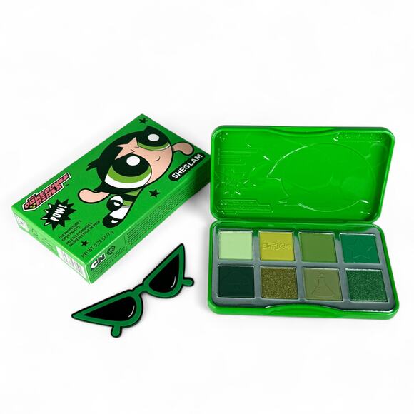 Powerpuff Girls The Professor's Girls Eyeshadow Palette Toughest Fighter Sheglam - Picture 1 of 5